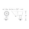 WAC Lighting Accent Light Bronze Adjustable Beam 1/7W 3000K Spot Light