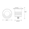 WAC Lighting Recessed Inground Light Single Direction Stainless Steel 2 in.