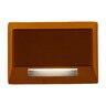 WAC Lighting 3031 Series Rectangle Deck Light Bronze Finish 2.8W 2700K LED, Dimmable, 75 Lumens, 75° Beam Angle, Perfect for Outdoor Spaces