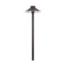 WAC Lighting Colorscaping Series Path Light Tiki Bronze Finish Brass 22 in. LED Fixture