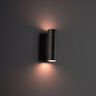 WAC Lighting Colorscaping Wall Cylinder Light White Brass Accent & Up Fixture