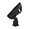 WAC Lighting LED Landscape Spotlight Aluminum Black Finish 120V 3000K with Adjustable Beam Angle 15° - 60° and 795 Lumens Output