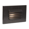 WAC Louvered Step Light Bronze 2700K