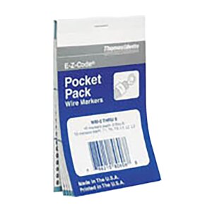 Wire Marker Book 0 - 45