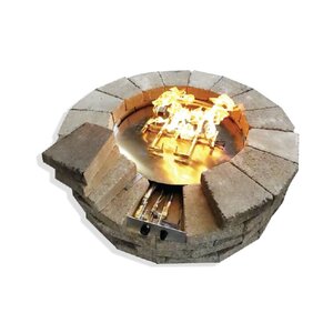 Warming Trends Valencia Gas Insert Kit Round 29 in. Natural Gas