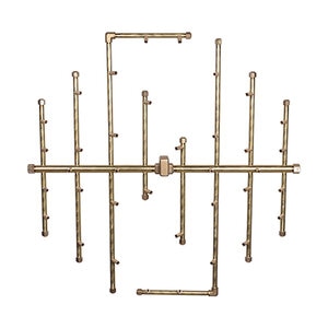 Warming Trends Crossfire 2.0 Brass Burner Universal 29.5 in. x 28.5 in. 360K BTU NG and LP