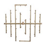 Warming Trends Crossfire 2.0 Brass Burner Universal 29.5 in. x 28.5 in. 360K BTU NG and LP