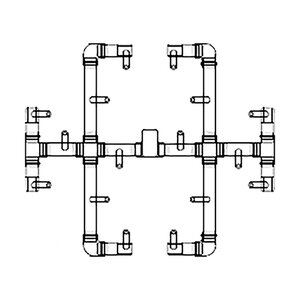 Warming Trends Universal Gas Insert Kit for Square Openings 29 in. to 32 in. NG and LP