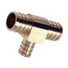 Watts PEX CrimpRing Tee Brass Lead Free 1-1/4 in. x 1-1/4 in.