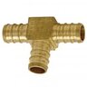 Watts PEX CrimpRing Tee Brass Lead Free 1-1/4 in. x 1-1/4 in.