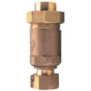 Wilkins 700XL Dual Check Valve Lead Free Bronze 1 in. MNPT x Union FNPT