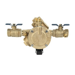 FEBCO LF825Y Y-Pattern Reduced Pressure Zone Assembly w/ Ball Valves 1 in. Lead Free Bronze w/ Flood Sensing Capability (Sensing Upgrade Kit Sold Separately)