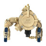 FEBCO 825YA Angle Pattern Reduced Pressure Zone Assembly w/ Ball Valves 1 in. Bronze w/ Flood Sensing Capability (Sensing Upgrade Kit Sold Separately)