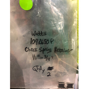 Check Spring Retainer - 1/2 in. - 3/4 in.