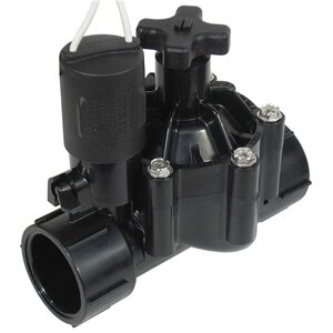 Weathermatic Globe Valve Nitro Plastic 1 in. w/ Flow Control Slip x Slip