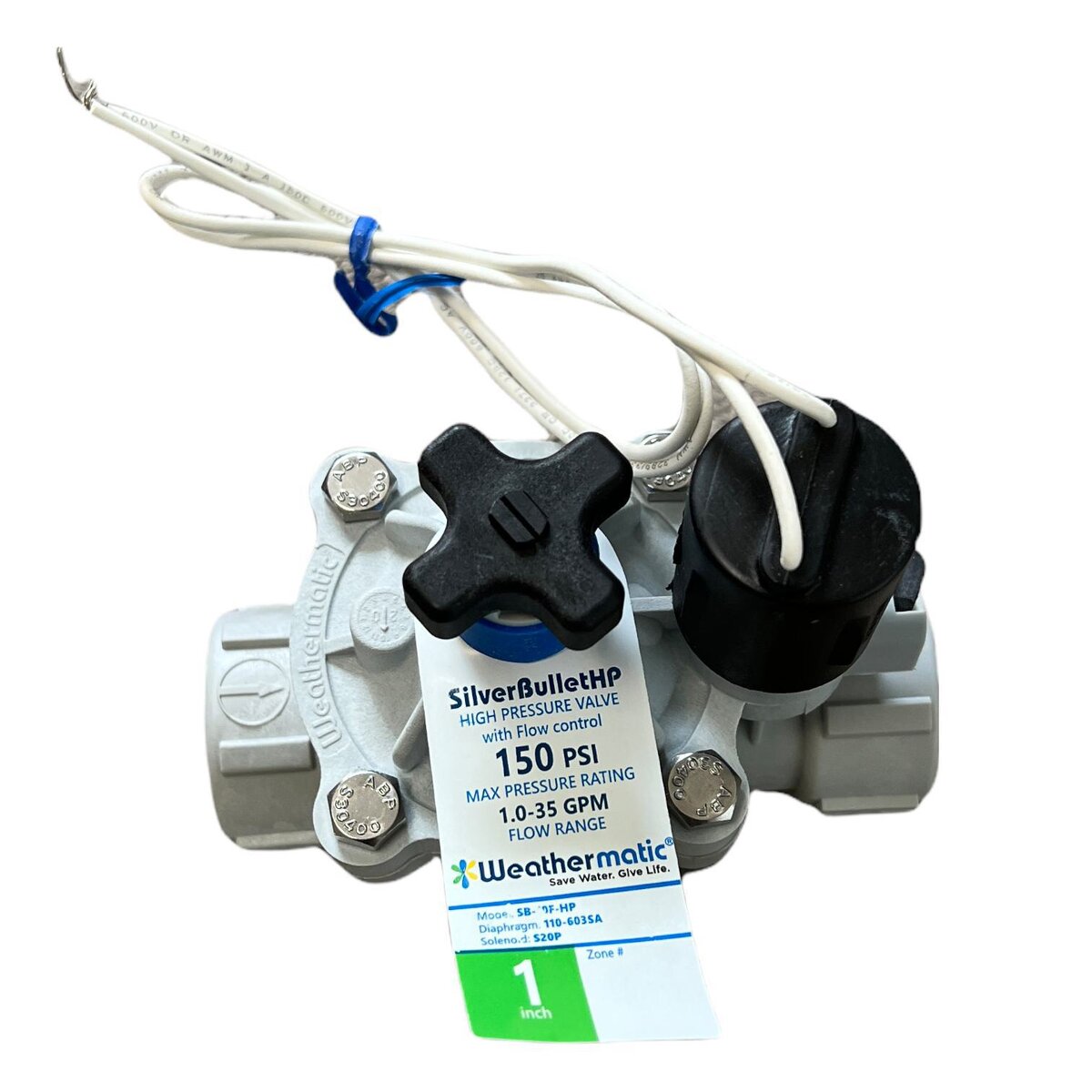 Weathermatic Valve 1 in. w/ Flow Control 24VAC | SiteOne US