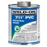 Weld-On 711 Gray PVC Cement Low VOC Heavy Body 1 pt.