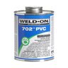 Weld-On 702 Clear PVC Cement Low VOC Regular Body 1 qt.