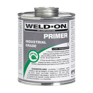 Weld-On Primer Clear 16 oz. pt.