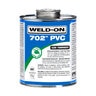 Weld-On 702 PVC Cement IPS Regular Body Clear 1/2 pt.