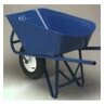 Wellmade Wheelbarrow 5 cu. ft. Steel Tray Pneumatic Wheel Steel Handle