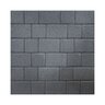 Western Interlock Camino Stone Small Paver Rectangle 6.22 in. x 4.65 in. x 2.36 in. Charcoal (92.6 sq. ft./pallet)