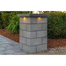 Western Interlock Murata Solido Wall Block 15.75 in. x 11.61 in. x 7.87 in. Cambridge Blend (24 pc./pallet)