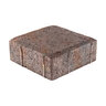 Western Interlock Camino Stone Paver Square Britewood Blend 6.3 in. x 6.3 in. x 2.36 in. (350 pc./pallet)