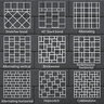 Western Interlock Camino Stone Paver Square Pewter 5.9 in. x 5.9 in. x 2.36 in. (378 pc./pallet)
