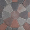 Western Interlock Cobble Rotundo Stone Paver Charleston Blend 2.36 in. (9 layer/pallet)