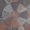 Western Interlock Cobble Rotundo Stone Paver Charleston Blend 2.36 in. (9 layer/pallet)