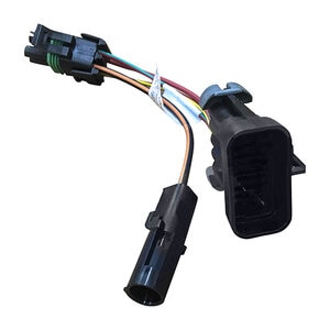 Western Adapter 4 Pin Vehicle Side OEM For 3 Port Module on a 3 Plug Plow