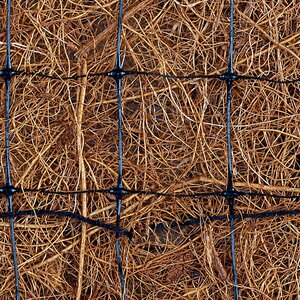 Western Green Coconut Blanket Double Poly Net 16 ft. x 112.5 ft.