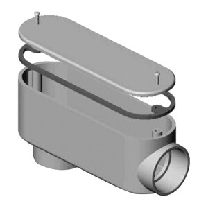 Westlake 1" Access Fitting Type LB ( Brass Screws and Inserts)