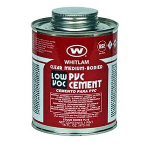 Quart of PVC Cement - Clear