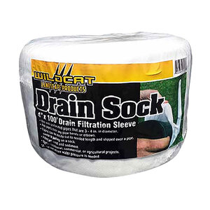 Filter Fabric Seamless White 4 in. Sock 100 ft.