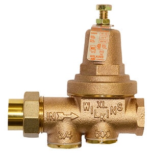 Wilkins 600XLHR High Range Pressure Reducing Valve Lead Free Bronze 1 in. FIPT Union x FIPT