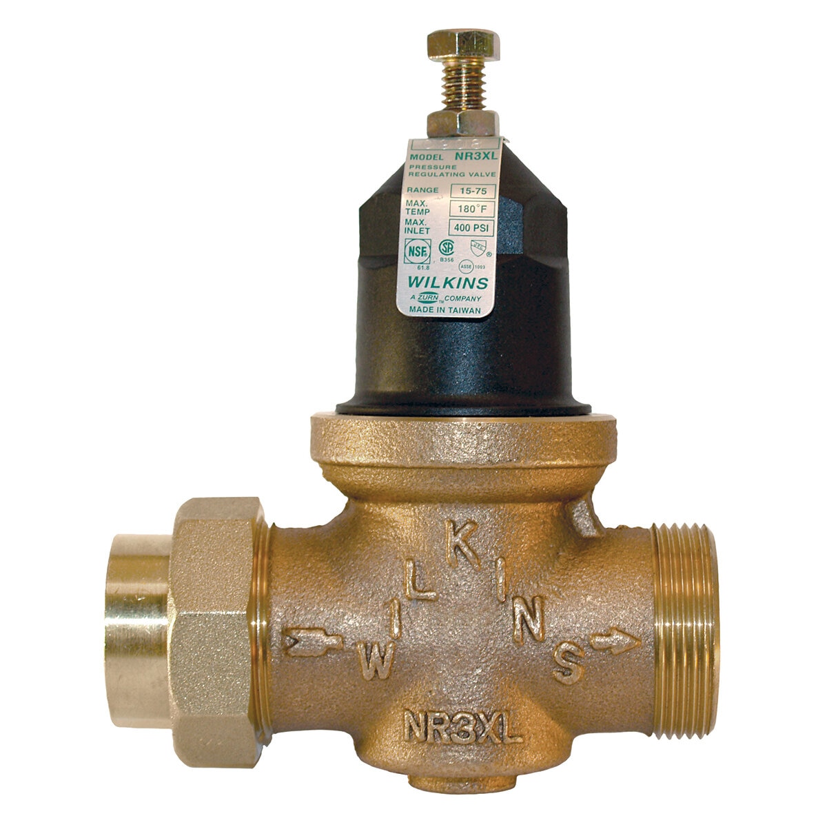 Wilkins NR3XL Pressure Reducing Valve Lead Free Bronze 1-1/4 in. FIPT ...