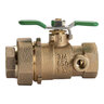 Wilkins 850TUXL Full Port Tapped Union Ball Valve Lead Free Bronze 3/4 in. FIPT