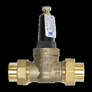 Wilkins 20XL Pressure Reducing Valve, Lead Free 3/4 in. Double Union FNPT