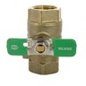Wilkins 850TUXL Full Port Tapped Union Ball Valve Lead Free Bronze 1 in.