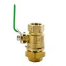 Wilkins 850UXL Full Port Union Ball Valve Lead Free Bronze 1 in.
