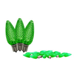 Retrofit C9 Lamp Green LED