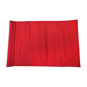 Wittek Flag Solid Red 18 in. x 25 in. 400D