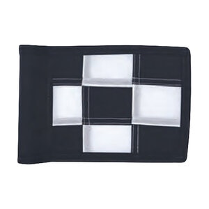 Checkered Flag Black/White 7 in. x 10 in.