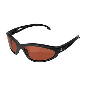 Wolf Peak Dakura Safety Glasses Black Frame Polarized Copper Driving Lens