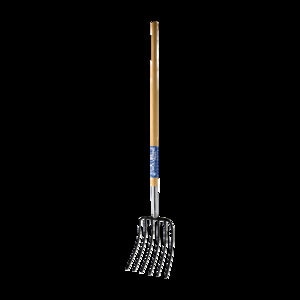 Wolverine Sure-Loc Manure Fork Wooden Handle 6 Tine