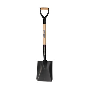 Wolverine Sure-Loc Square Point Shovel 30 in. Wood Handle w/ Steel D-Grip