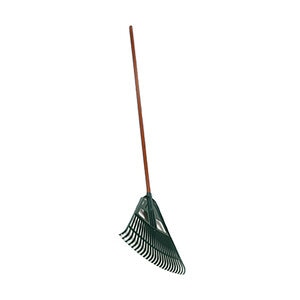 30 X 30 Tine Poly Leaf Rake 54 Wood Handle