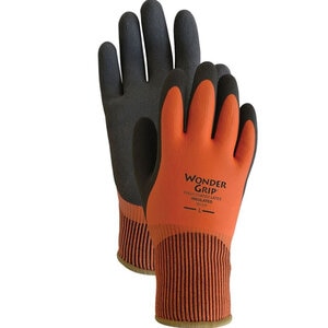 Wonder Grip Thermo Plus Gloves Orange/Black Large